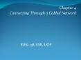 Connecting Through a Cabled Network