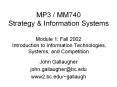 MP3 / MM740 Strategy