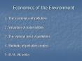 Economics of the Environment