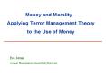 Money and Morality