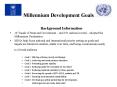 Millennium Development Goals