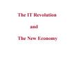The IT Revolution