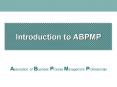 Introduction to ABPMP