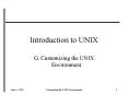 Introduction to UNIX