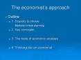 The economists approach