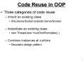 Code Reuse in OOP