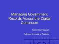 Managing Government Records Across the Digital Continuum