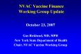 NVAC Vaccine Finance Working Group Update