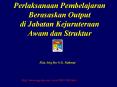Perlaksanaan Pembelajaran Berasaskan Output di Jabatan Kejuruteraan Awam dan Struktur