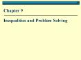 Inequalities and Problem Solving