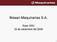 Nissan Maquinarias S'A'
