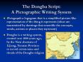 The Dongba Script: A Pictographic Writing System