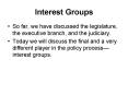 Interest Groups