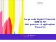 Large scale Gigabit Emulated Testbed for Grid protocols