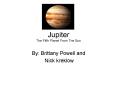 Jupiter The Fifth Planet From The Sun