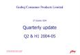 Godrej Consumer Products Limited