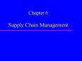 Chapter 6 Supply Chain Management