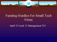 Funding Hurdles For Small Tech Firms
