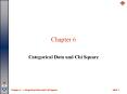 Categorical Data and Chi Square