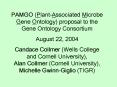 PAMGO PlantAssociated Microbe Gene Ontology proposal to the Gene Ontology Consortium