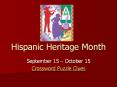 Hispanic Heritage Month