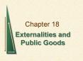 Externalities and Public Goods