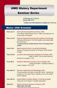 Thurs Jan 12Peter Henshaw, Department of History, UWO How Ottawa makes External Policy: History and
