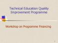 Technical Education Quality Improvement Programme