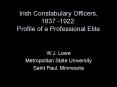 Irish Constabulary Officers, 1837 1922: Profile of a Professional Elite