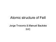 Atomic structure of FeII