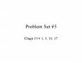 Problem Set