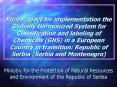 Pilot Project for implementation the Globally Harmonized System for Classification and labeling of C