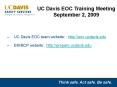 UC Davis EOC team website: http:eoc'ucdavis'edu