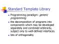 Standard Template Library