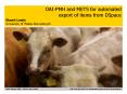 OAIPMH and METS for automated export of items from DSpace