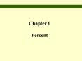 Chapter 6 Percent
