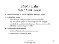 SNMP Labs SNMP Agent snmpd