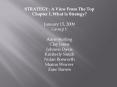 STRATEGY : A View From The Top