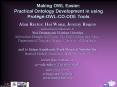 Making OWL Easier: Practical Ontology Development in using ProtgOWLCOODE Tools
