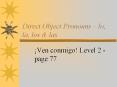 Direct Object Pronouns 