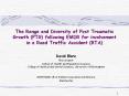 The Range and Diversity of Post Traumatic Growth (PTG) following EMDR for involvement in a Road Traffic Accident (RTA)