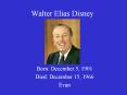 Walter Elias Disney
