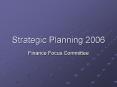 Strategic Planning 2006