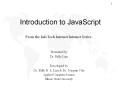 Introduction to JavaScript