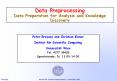 Data Preprocessing Data Preparation for Analysis and Knowledge Discovery