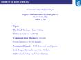 Communication Engineering N   Digital Communications Systems (part 2) Mr. Mark Ho, ITR Version 27/9/00