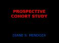 PROSPECTIVE COHORT STUDY