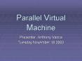 Parallel Virtual Machine