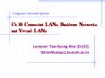 Ch.16 Connecting LANs, Backbone Networks, and Virtual LANs