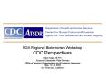 Department of Health and Human Services Centers for Disease Control and Prevention Agency for Toxic